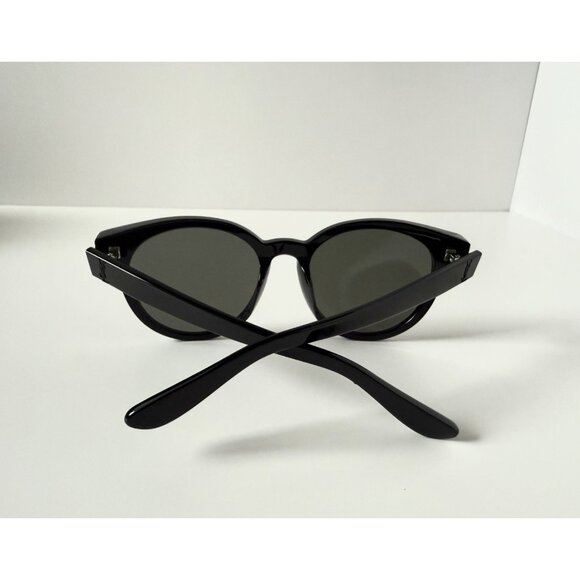 Saint Lauren Paris SL M25/K 001 Black Sunglasses 58mm Handmade in Italy Unisex - Picture 8 of 15